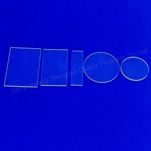 China UV Quartz Glass Plate Lens High Light Transmittance 100mm Thickness on sale