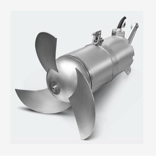 Electric Submersible Mixer Pump F Class Insulation Cast Iron Construction