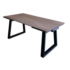 HPL Laminated Modern Extension Dining Table Eco Friendly Scratch Proof