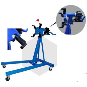 2000LB Powder Coating rotating engine and gearbox support stand