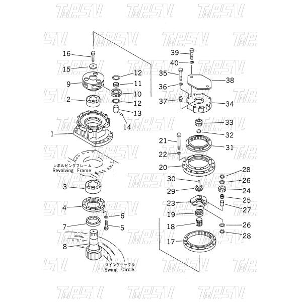 Quality 20Y-26-00010 PC200-6 Excavator Swing Drive Catalog for Mining Machinery Applications wholesale