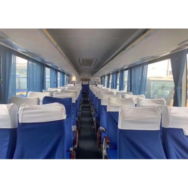 Sunlong Brand Blue Color Used Coach Bus 51 Seats Good Condition 3600mm Bus Hight