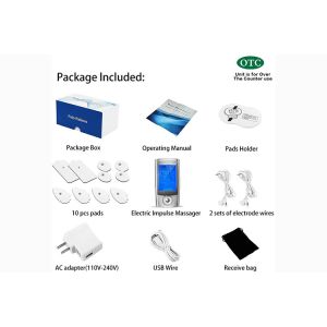 QS-TECH tens ems unit machine Electronic Pulse Massager Machine Multi Mode