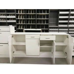 Ventage Style Laminated Particle Board TV Stand For Flat Screens Custom Made