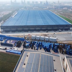 Prefab Steel Structure Warehouse with Q235B Q355B H-Section Frame