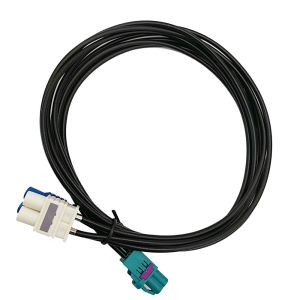 2 In 1 RF MINI FAKRA Coaxial Cable Dual Port Connector To Z Code For RG174