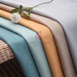 Fireproof 1.8m Width Furniture Color Palette 450g/M Velvet / Linen Upholstered Material