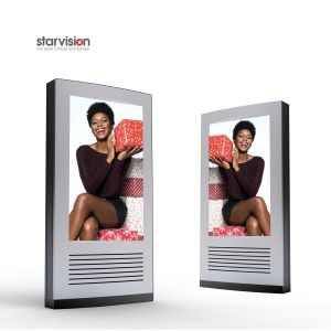 LED Backlit IP65 TFT OOH Display Lcd Advertising Screen With Anti Reflection