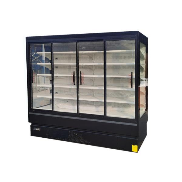 Quality R290 Auto Defrost MultiDeck Cabinet With Sliding Glass Doors wholesale
