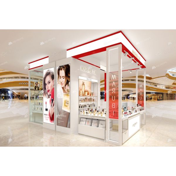 BKC005 Retail Shop Showcase Kiosk Makeup Perfume Kiosk for Sale for Retail Store