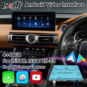 Lsailt Android Video Interface for Lexus IS 300h 500 300 350 F Sport 2020-2023