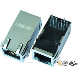 LPJK0036AGNL Gigabit Magnetic RJ45 Jack 1X1 LED Cross Jack 5793-1014