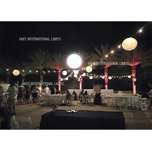 China Pearl 130 CM Tripod Event Space Lighting Moon Balloon 110V With 2000W Halogen Lamp on sale