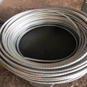 Hot Dipped Galvanized 8X19s FC Wire Rope for Petroleum Stainless Steel Bending