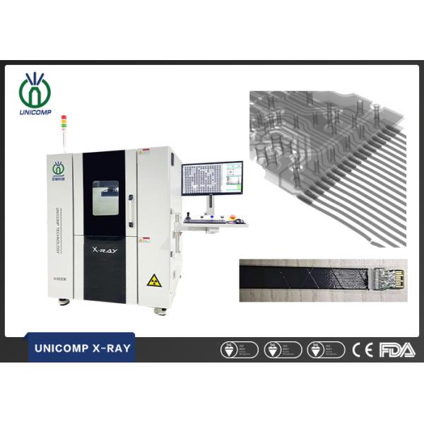 5μm Microfocus X-ray with FPD 55° tilting view to inspect PCBA BGA QFN LED