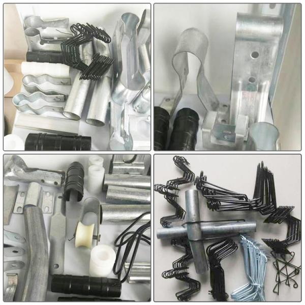 Connector Clamp Greenhouse Metal Frame Parts OEM ODM 1.5mm 2mm