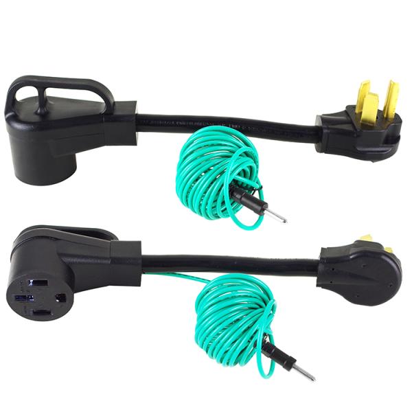 IP22 US Plug Standard 10-30p to 14-50r Adapter Power Cord for ETL 3 Conductor Sjt Type and Elethor Nema 10-30p EV Charger