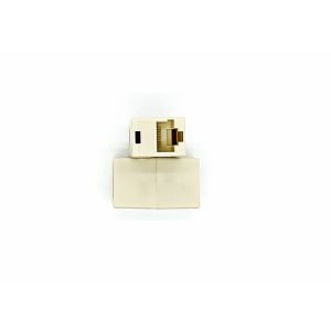 Plastic CCTV Cable Accessories RJ45 - RJ45 Female 8P8C Modular Plug F - F