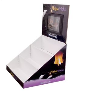 custom print HD video screen display LCD retail display sceen for supermarket