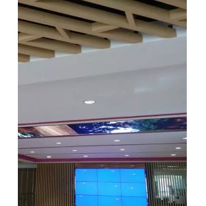 Fashion Customized Aluminum Metal Ceiling With Circular Curve Wave Shape