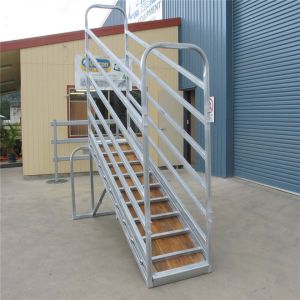 Hot Dipped Galvanized Sheep Loading Ramp Plans Livestock Handling Equipment
