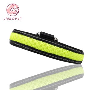 C910 New Pet Product Customs Iluminous Nylon Printed Flashing LED Usb Rechargeab