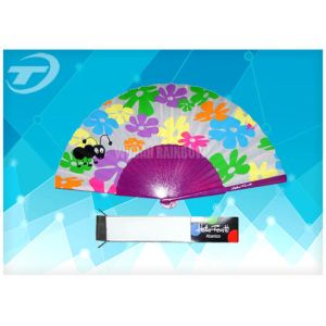 Advertising Wooden Folding Hand Fans With Painted wooden handle For Wedding