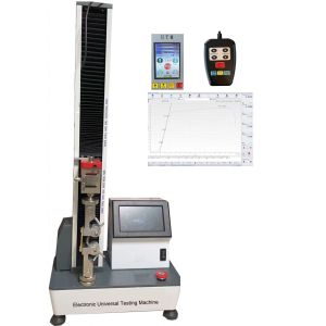 1000n Electronic Universal Testing Machine Rubber Polymer Plastic Textile
