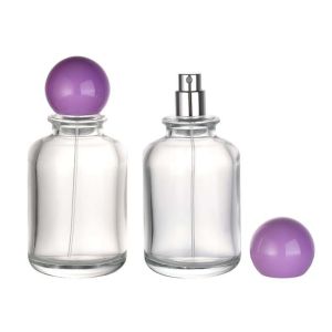 Spray Closure Perfume Bottle Packaging For Perfume In Customized Glass Material