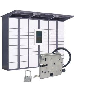 Electric DC 12V Logistics Cabinet Magnetic Locks with Omron Switch