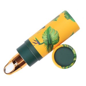 Custom Height 120mm Kraft Paper Push Up Tube Packaging