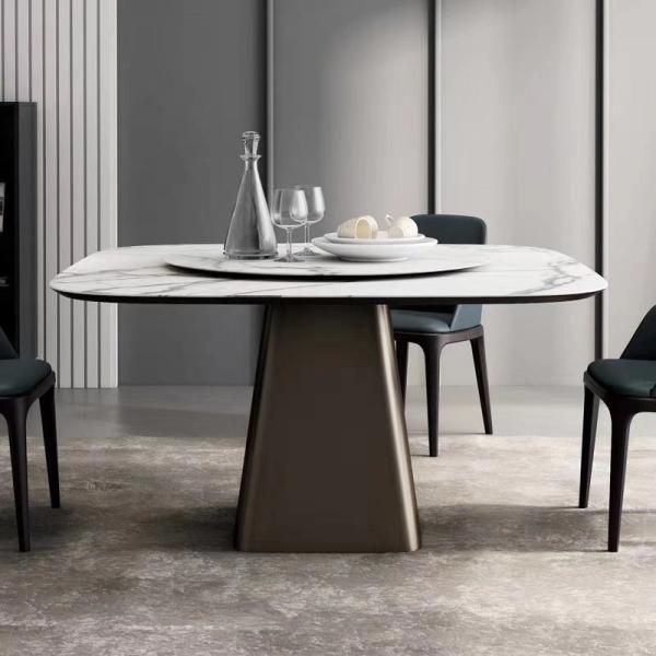 Italian Luxury Design Home Furniture Sintered Stone Ceramic Marble Dining Table