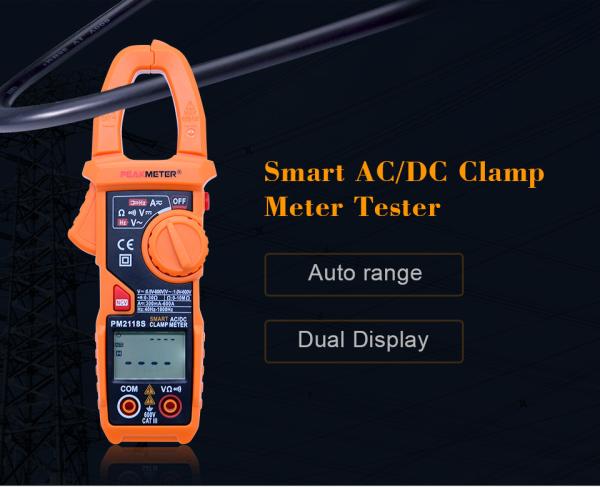 Quality Portable Auto Range Digital Multimeter Smart AC / DC Clamp Meter With NCV Detection wholesale
