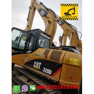 320D Japan 2015 Used Excavator Machine Good Condition One Year Warranty