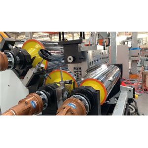 Transparent Hard Plastic Pvc Sheet Extrusion Line 350KG H