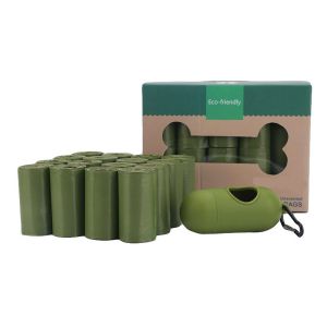 China PBAT PLA 15mic Biodegradable Dog Poop Bags 21000rolls on sale