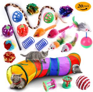 China Gray Pink Indoor Cat Tunnels Collapsible Interactive Toy on sale
