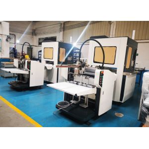 Semi-Automatic Box Gluing Equipment For Hard Cover Boxes