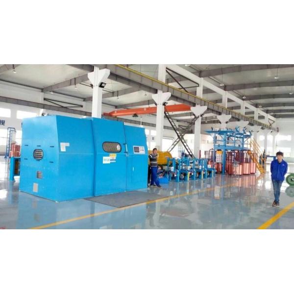 Quality Automated Cable Twisting Machine / Sky Blue Wire Extruder Machine wholesale