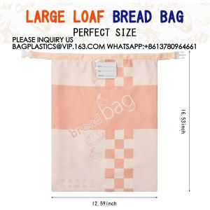 Reusable Bread Bags For Homemade Bread Storage ECO Bread Freezer Bag - Sourdough