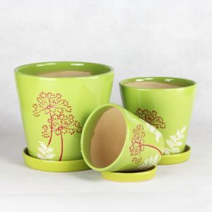 Small Round Ceramic Pots In Small Size A Stylish For Plants