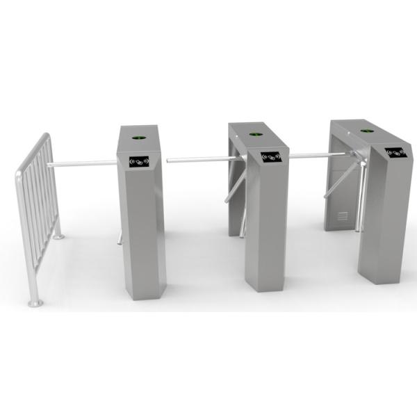 Biometric SUS304 Three Arms Counter Turnstile 50CM Arm