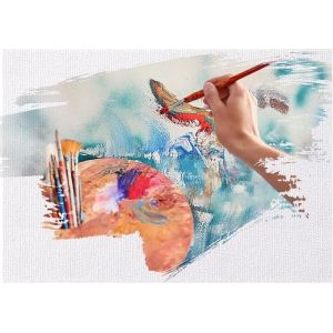 5 x 7 Inch Bulk Small Blank Canvas Panels Drawing Boards For Painting Art