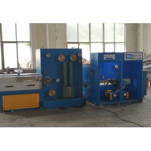 Cheap Copper Customized Wire Drawing Machine , Wire Drawing Machine With Automatic Double Spooler for sale