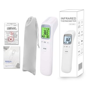 Cheap Non Contact LCD Digital Forehead Infrared Thermometer With Backlight for sale