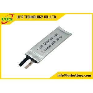 3.0 Vlot Li Mno2 Battery 150mah Limno2 Pouch Cell Flexible Housing CP201335