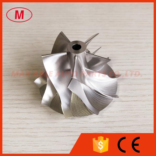RHF55 48.62/65.00mm 5+5 Blades high performance milling/aluminum 2618/billet turbo compressor wheel