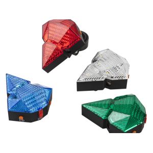 China 9 LED 2 Laser Battery Powered Led Tail Lights Multi Colour CE / ROHS Certificated on sale