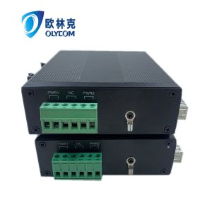 Rugged Media Converter Poe 15.4W 30W 10/100m Fast Ethernet Unmanaged Ce Din Rail