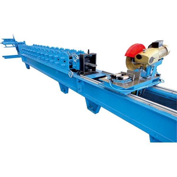 0.7-1.2mm Galvanized Steel Shutter Door Edge Covering Roll Forming Machine pLC